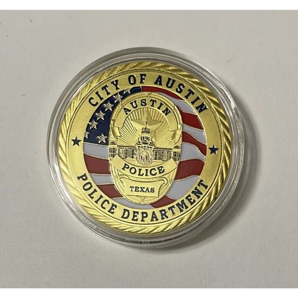 City Of Austin Police Dept Challenge Coin Retirement Award