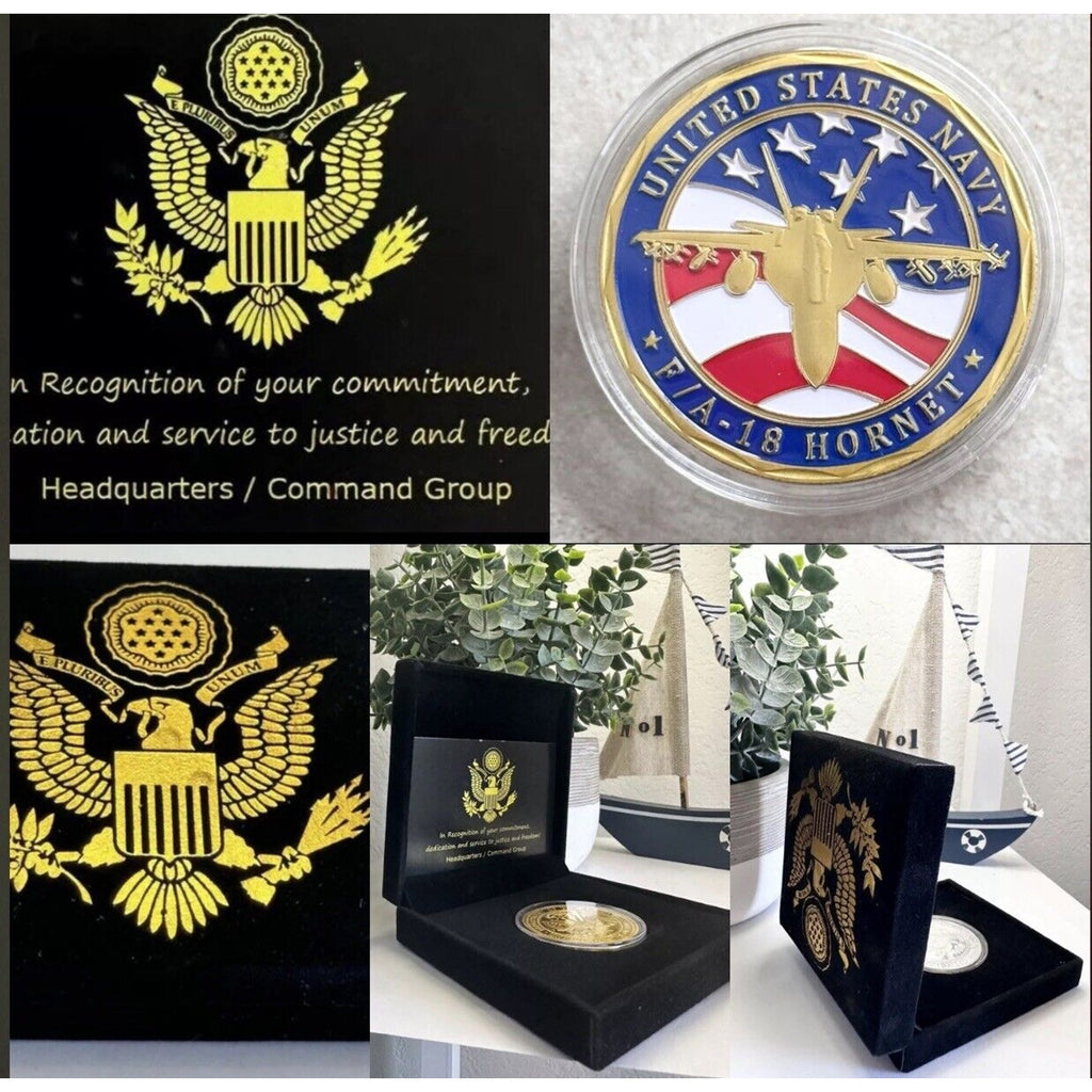 F/A-18 Hornet Challenge Coin USN