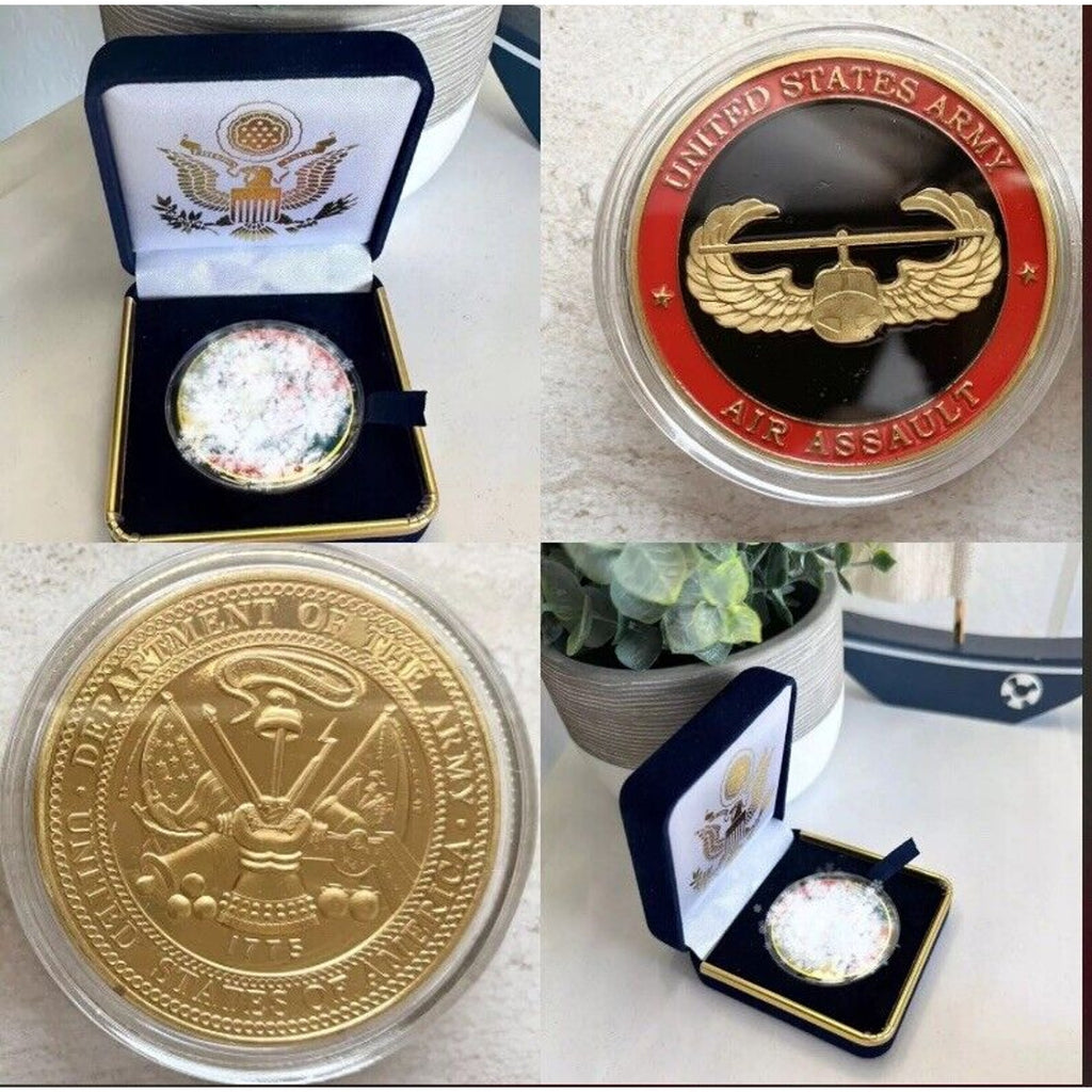 AIR ASSAULT 101 Th Airborne Combat Division US Army Presidential Gift Box Coin