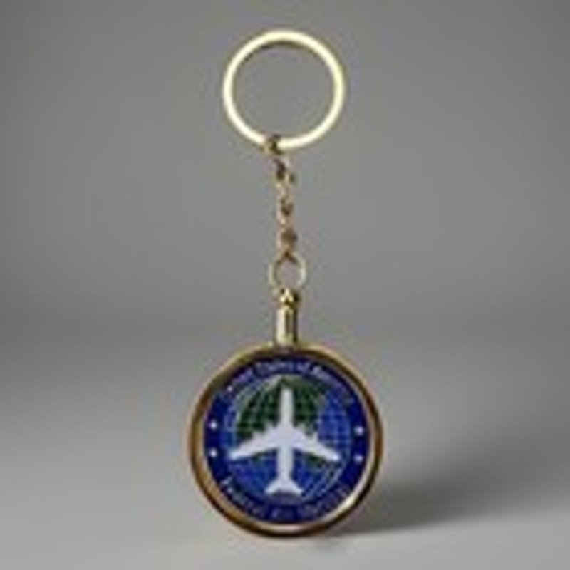 U S Federal Air Marshal Challenge Coin Keychain. Fast Shipping!