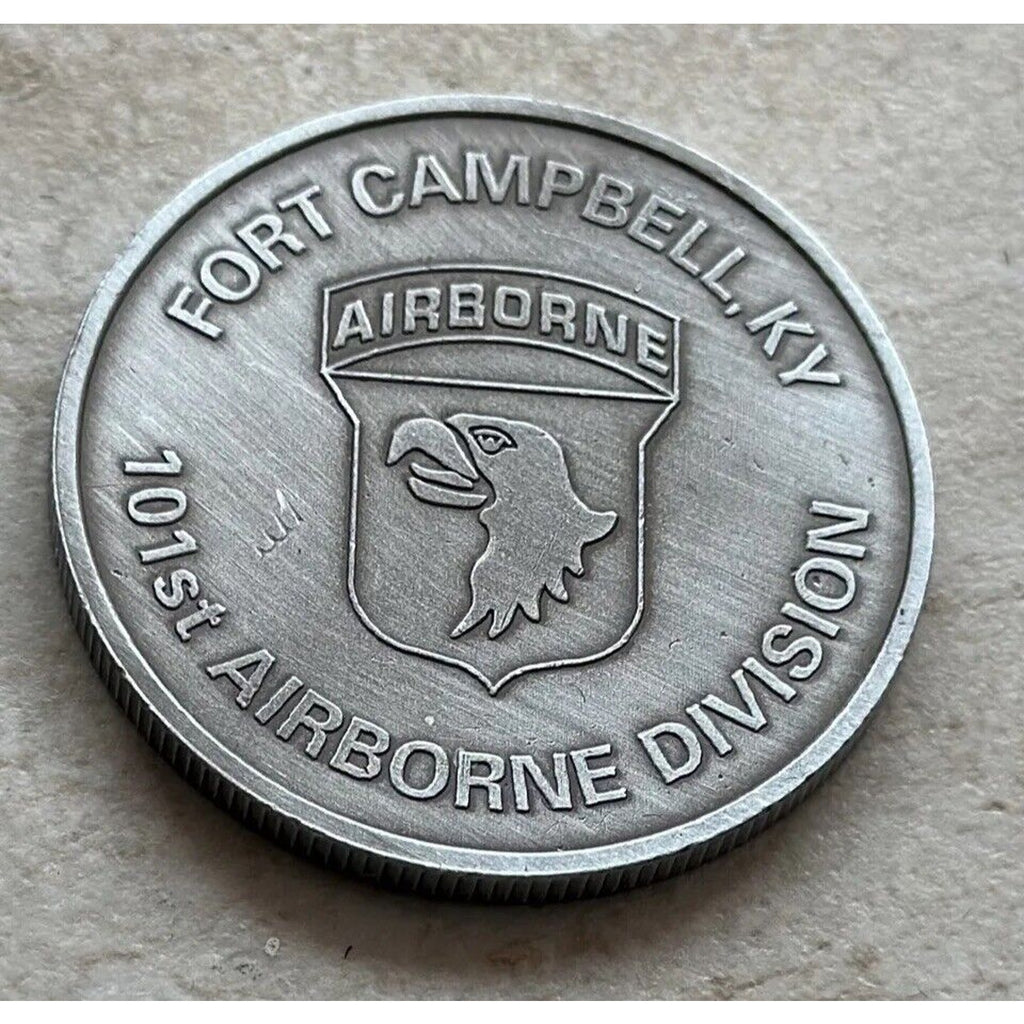 2pcs Army Rank Captain O-3 And US 101 St AIRBORNE Fort Campbell CHALLENGE COIN