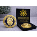 North Las Vegas Police Dept Badge Challenge Coin w/ Retirement Award