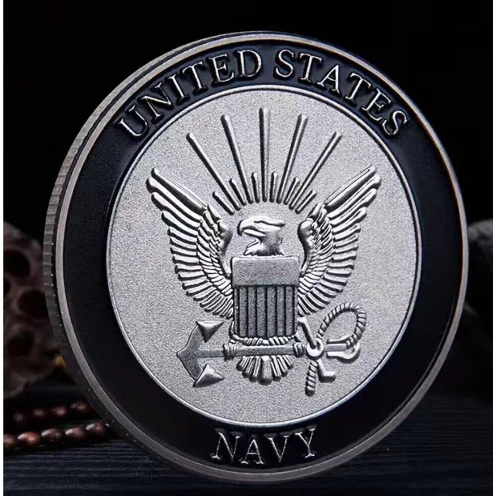 U.S. NAVY COIN: E6 PETTY OFFICER FIRST CLASS Come With Case