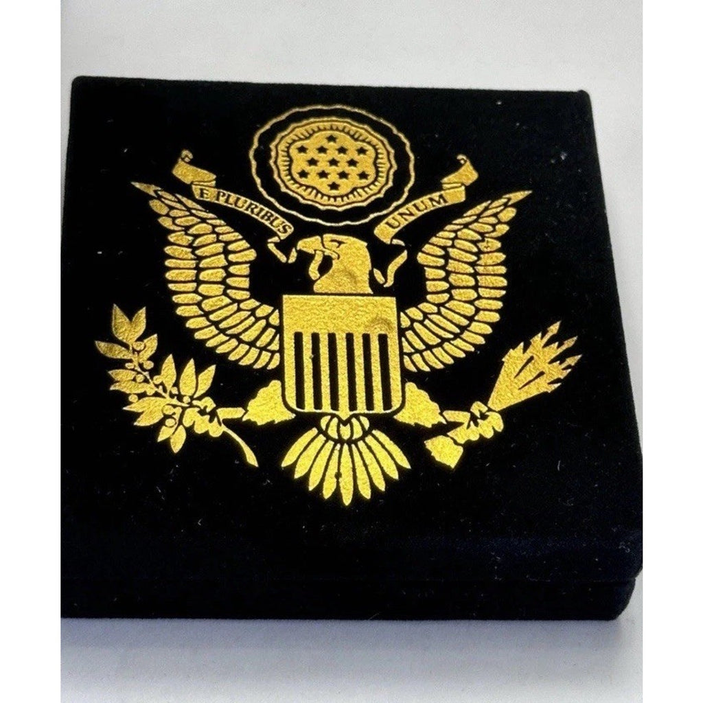 NSA US National Security Agency Special Agent DOD Challenge Coin W Velvet Case