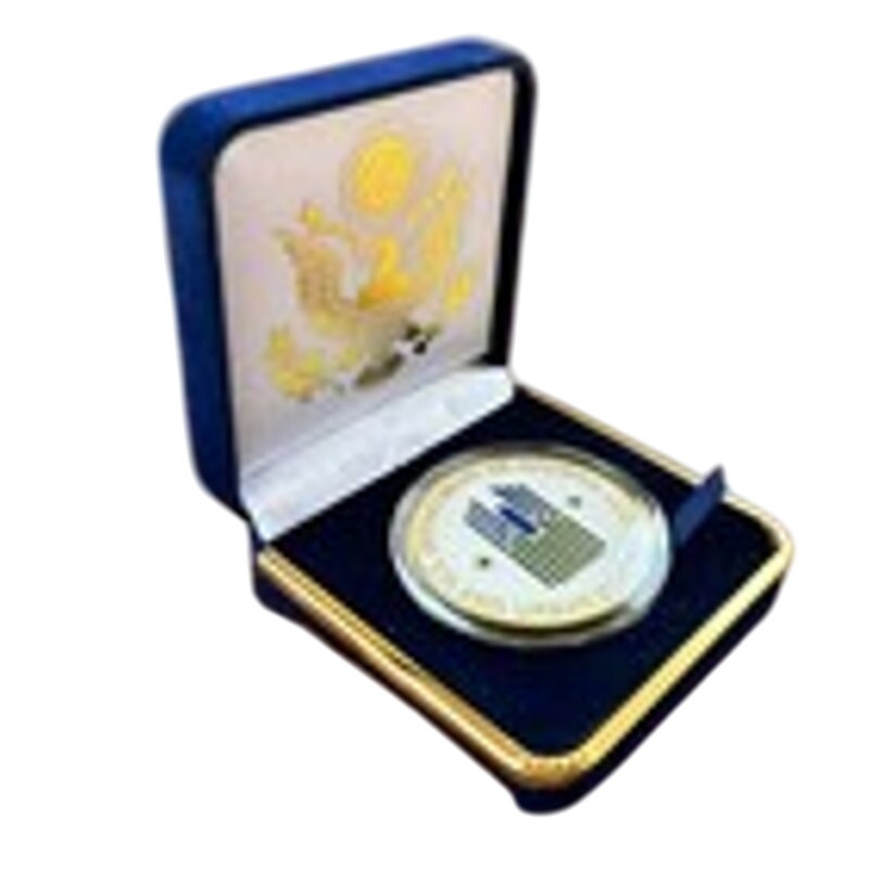 Department of Energy (DOE) Challenge Coin With Blue Velvet Case. Fast Shipping!