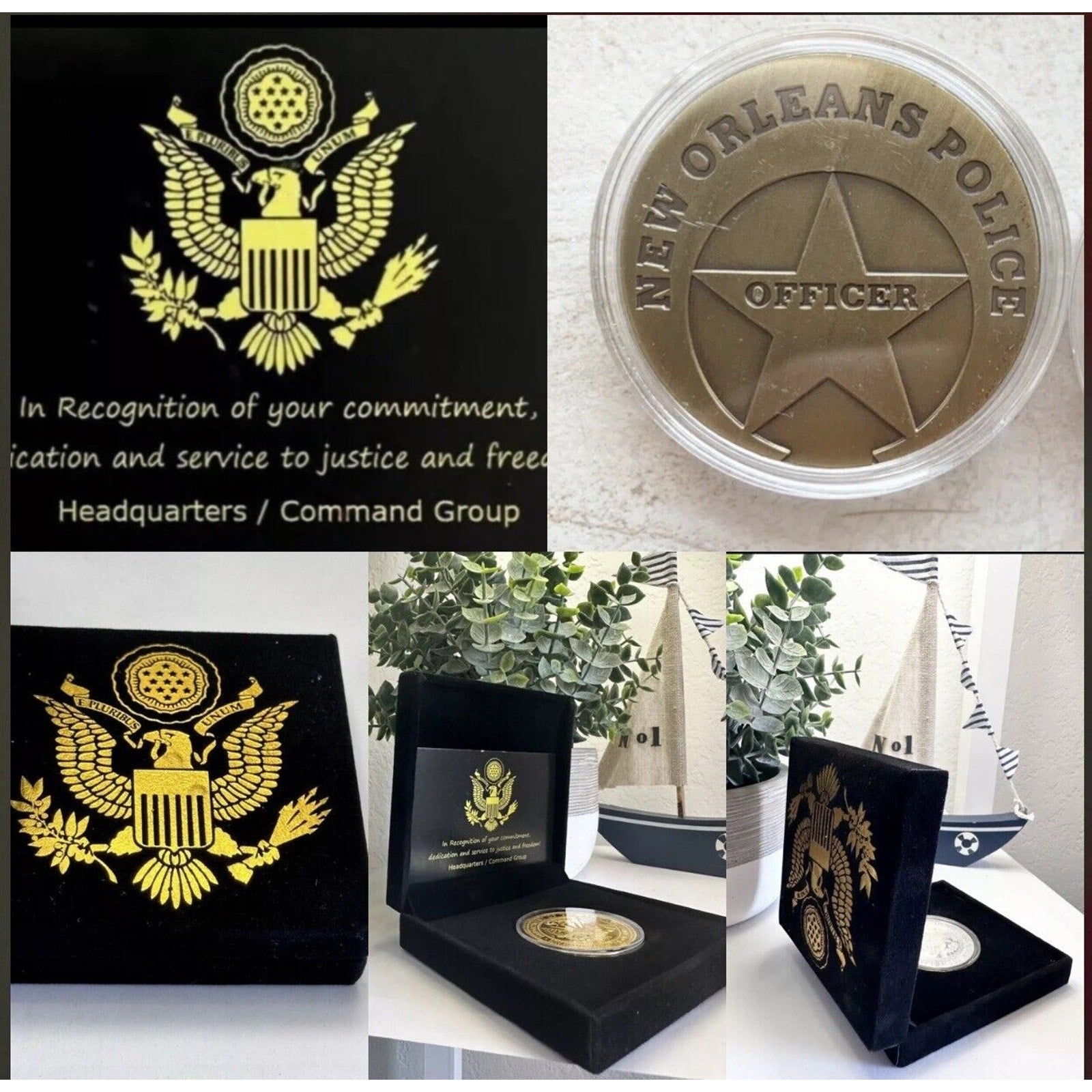 New Orleans Police Department Officer Challenge Coin