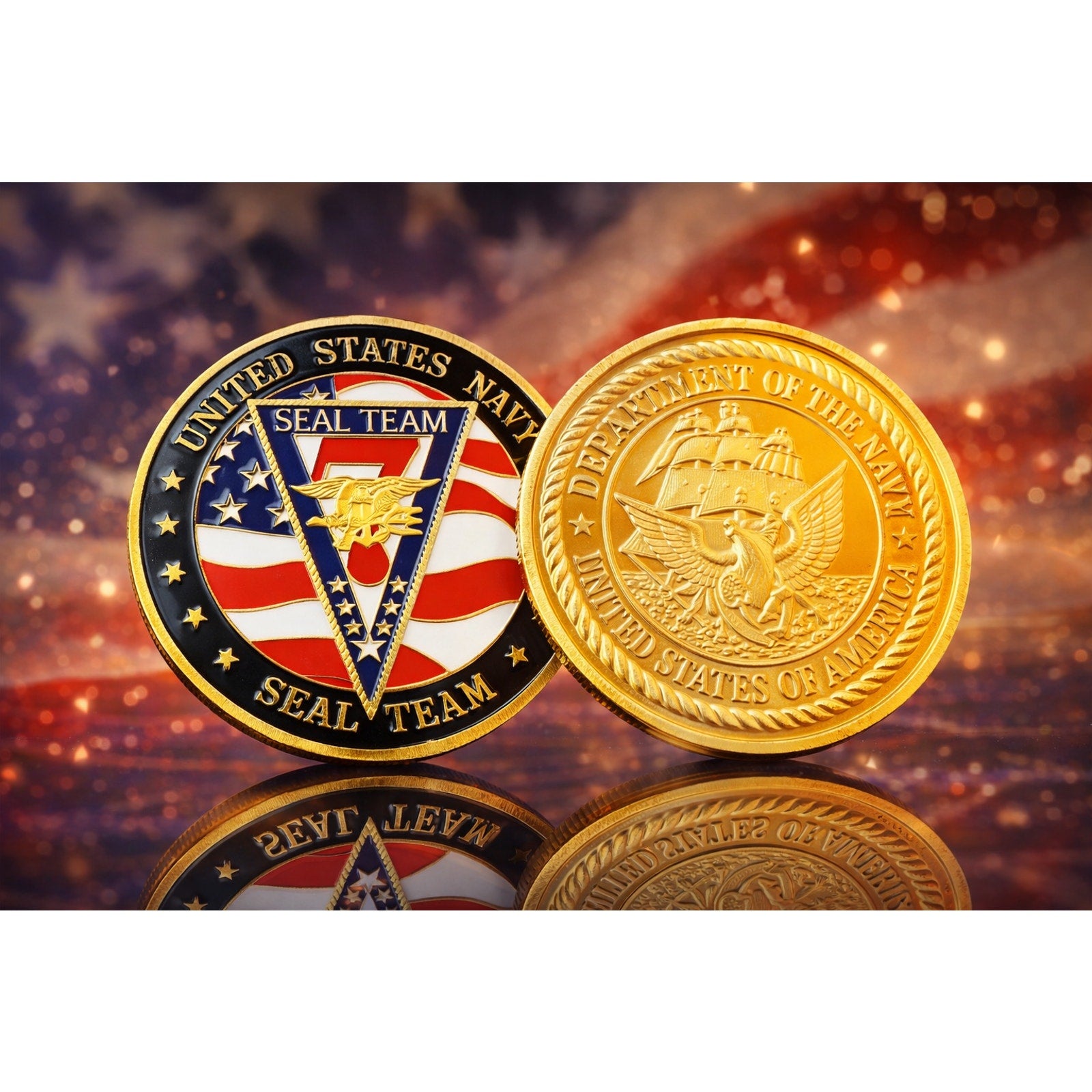US NAVY SEAL TEAM SEVEN Challenge Coin ·FAST SHIPPING· ·NEW·