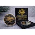 Rare UNITED STATES LAND OF THE FREE HOME OF THE BRAVE w/ Retirement Award