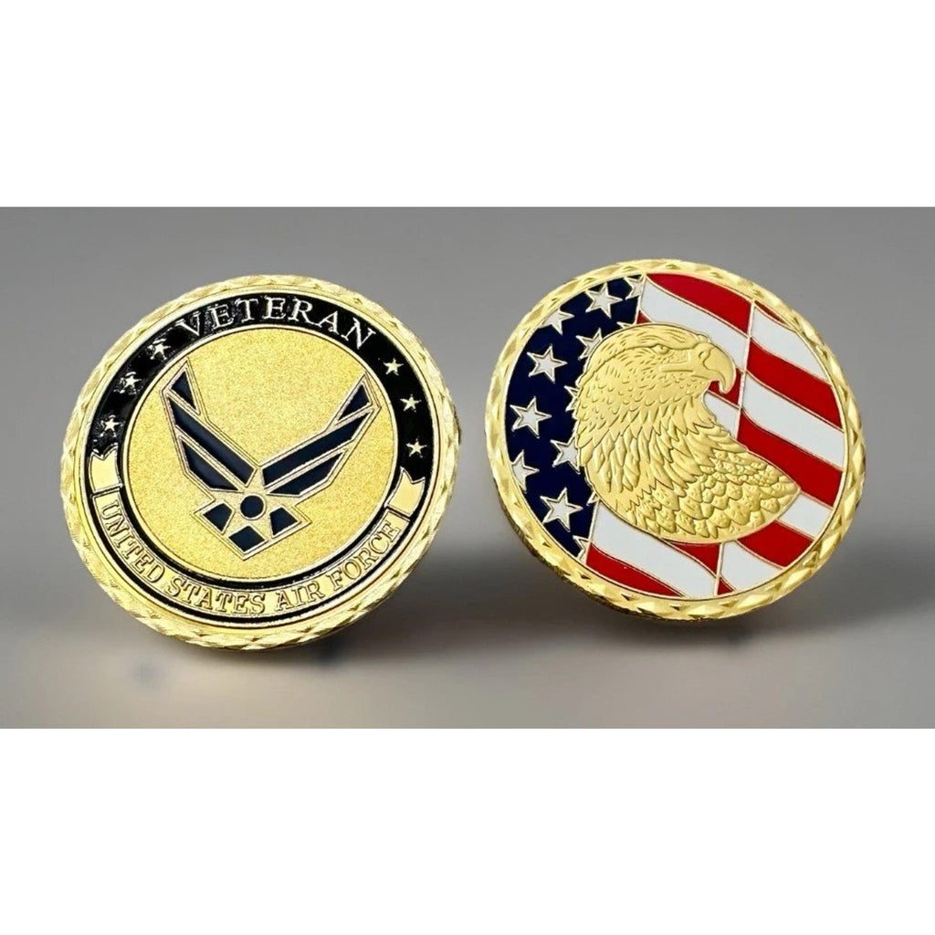 U.S. Air Force Veteran Challenge Coin ·FAST SHIPPING· ·NEW·