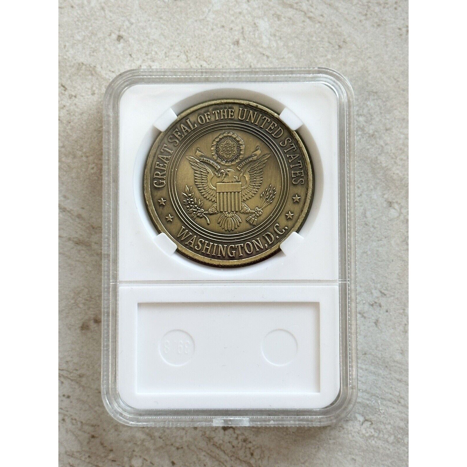 United States Department of Energy (DOE) Challenge Coin w/ Presentation Case