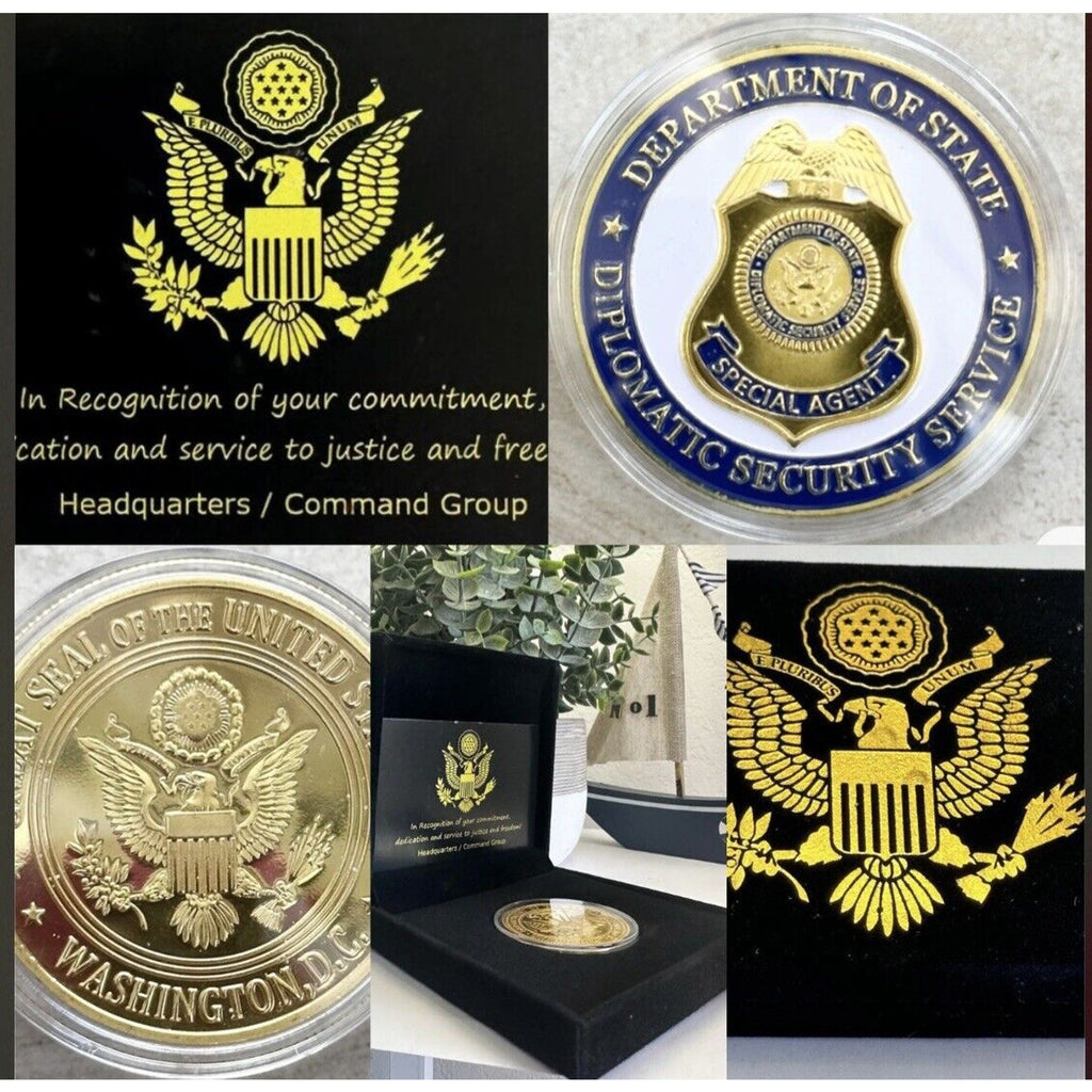 Department of State Diplomatic Security Service Challenge Coin USA