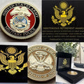 MP-Military Police Challenge Coin With Retirement Award