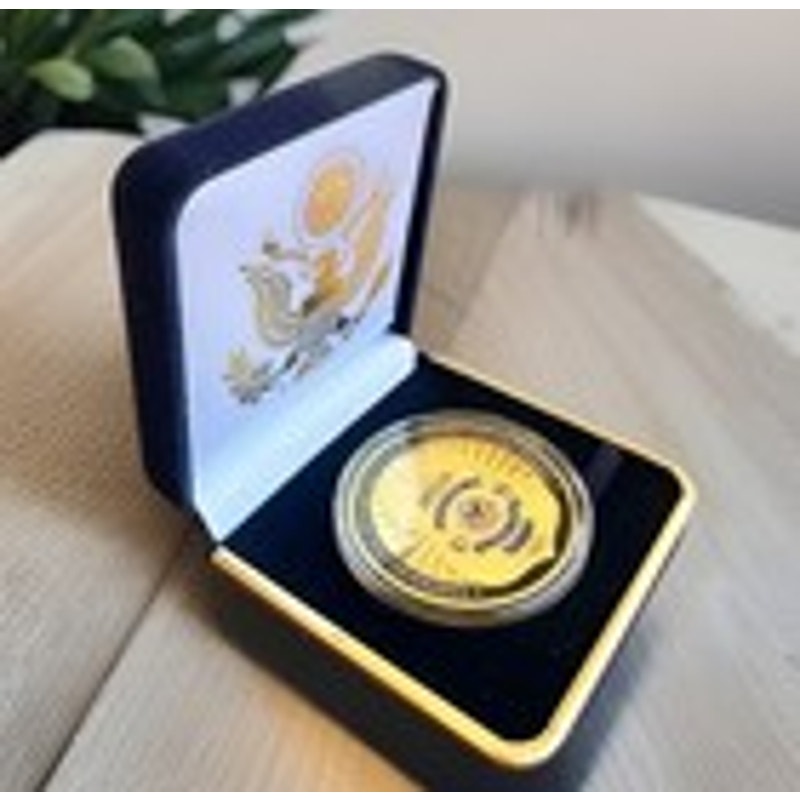 Department of Energy (DOE) Challenge Coin With Blue Velvet Case. Fast Shipping!