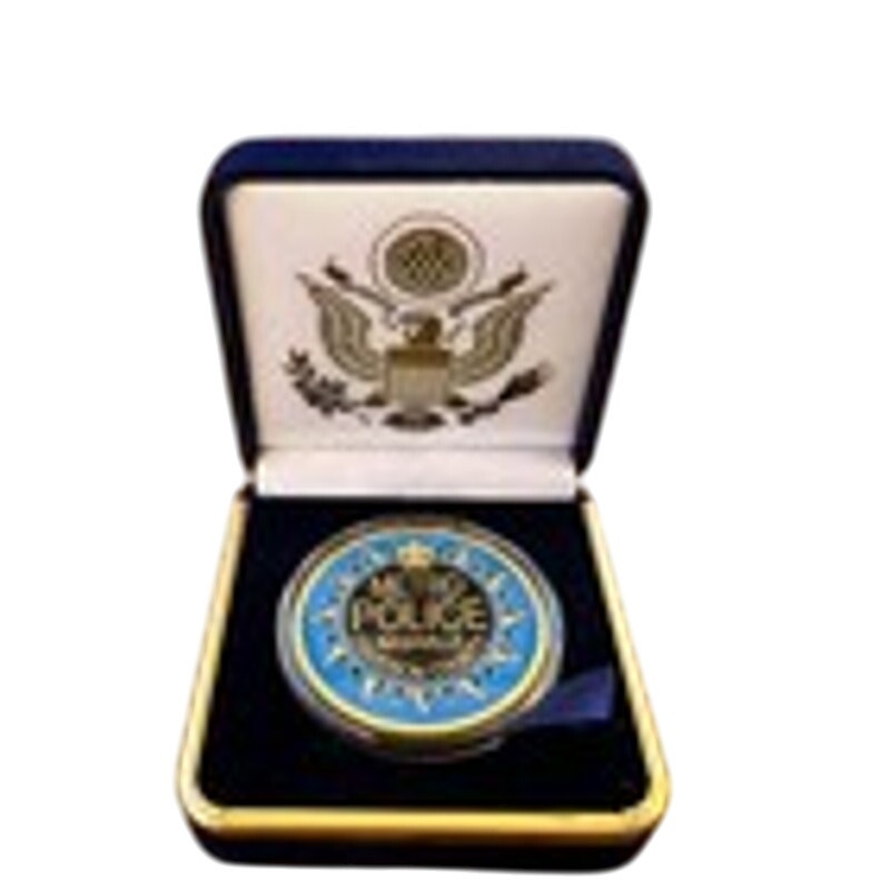 Department of Energy (DOE) Challenge Coin With Blue Velvet Case. Fast Shipping!