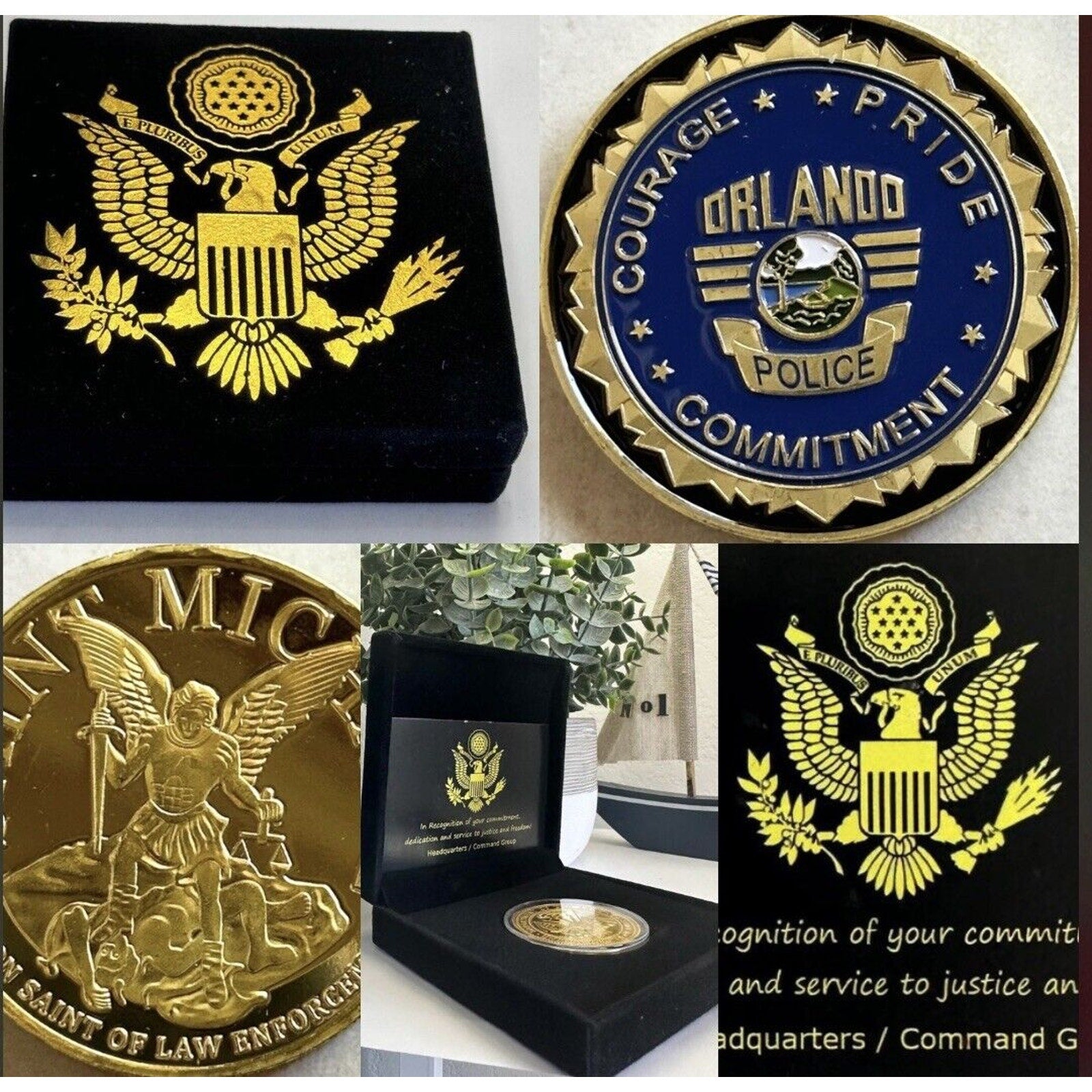 City of Orlando Police Dept Challenge Coin USA
