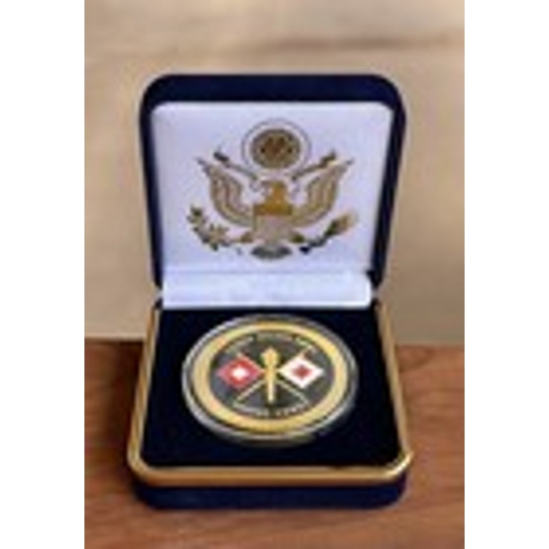 Department of Energy (DOE) Challenge Coin With Blue Velvet Case. Fast Shipping!