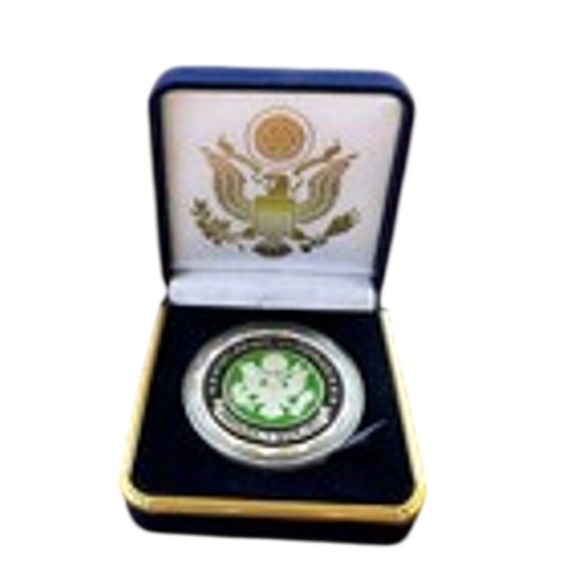 Department of Energy (DOE) Challenge Coin With Blue Velvet Case. Fast Shipping!
