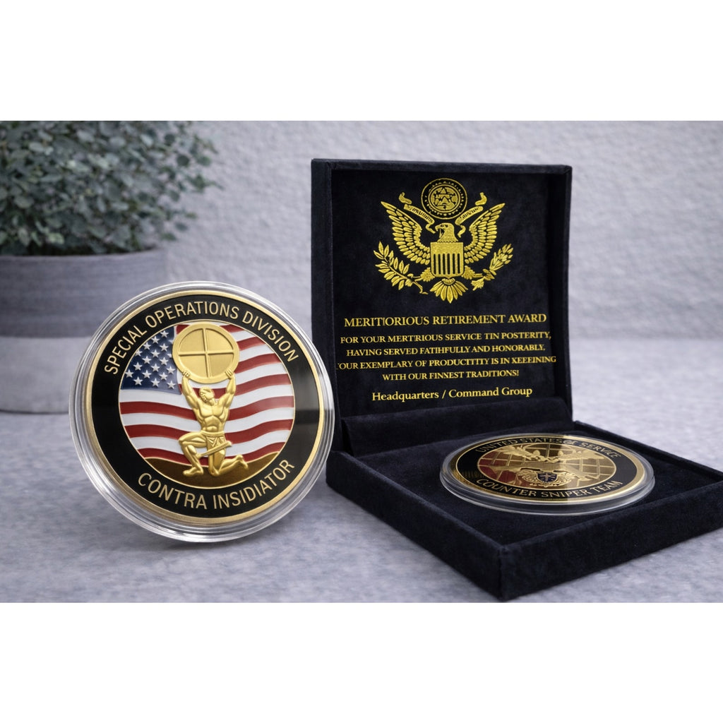 United States Secret Service Counter Sniper Team tạo hình lấy đồng xu ở hình 2 t