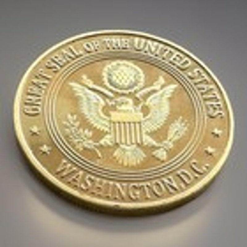 U S Dept of Veterans Affairs Police Challenge Coin Keychain. Fast Shipping