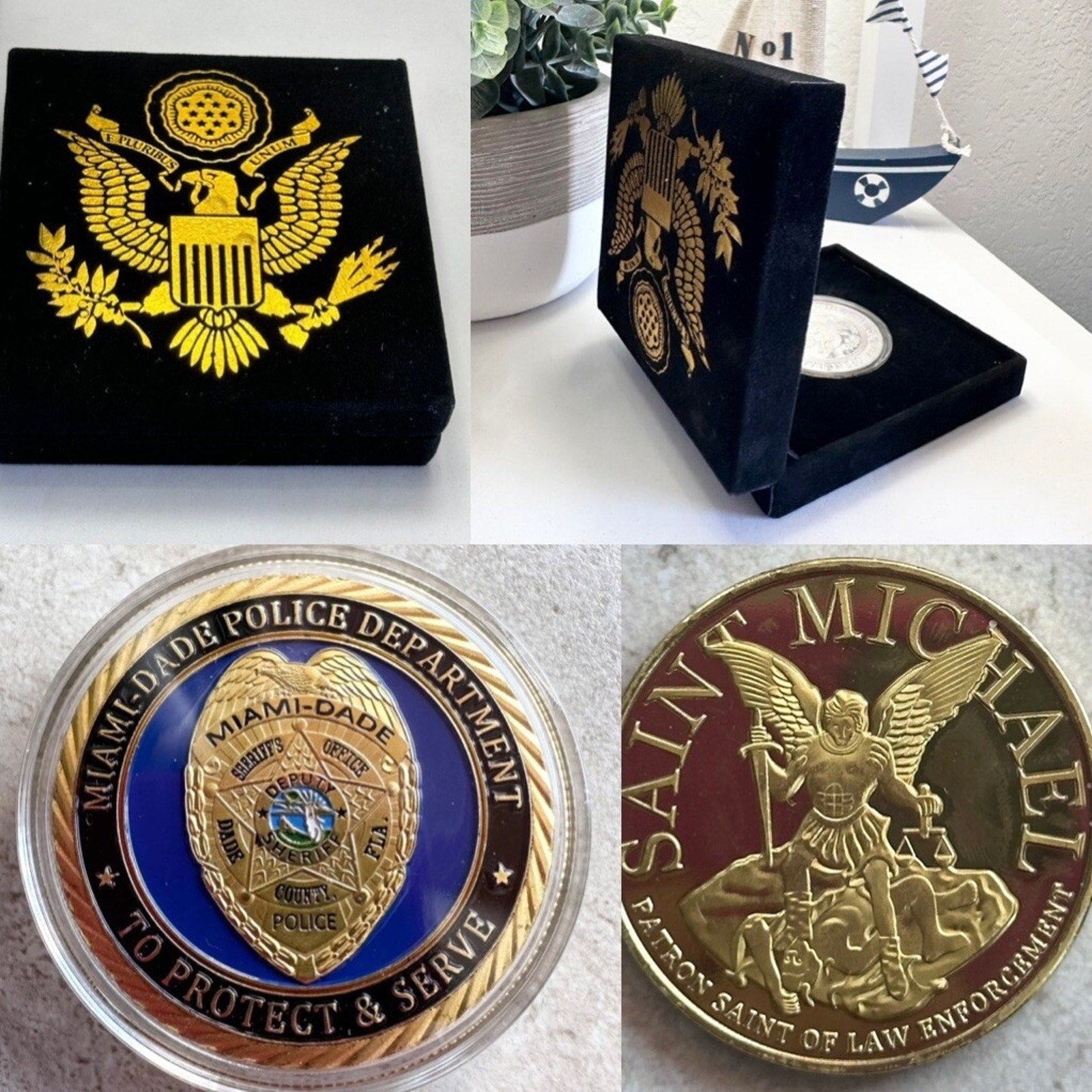 MIAMI-DADE Police Department To Protect and Serve Challenge Coin w/ Retirement