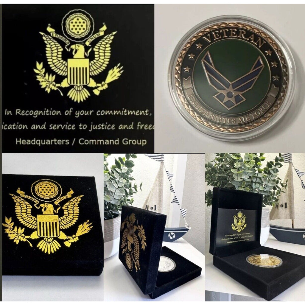 USAF VETERAN Challenge Coin United States USA F