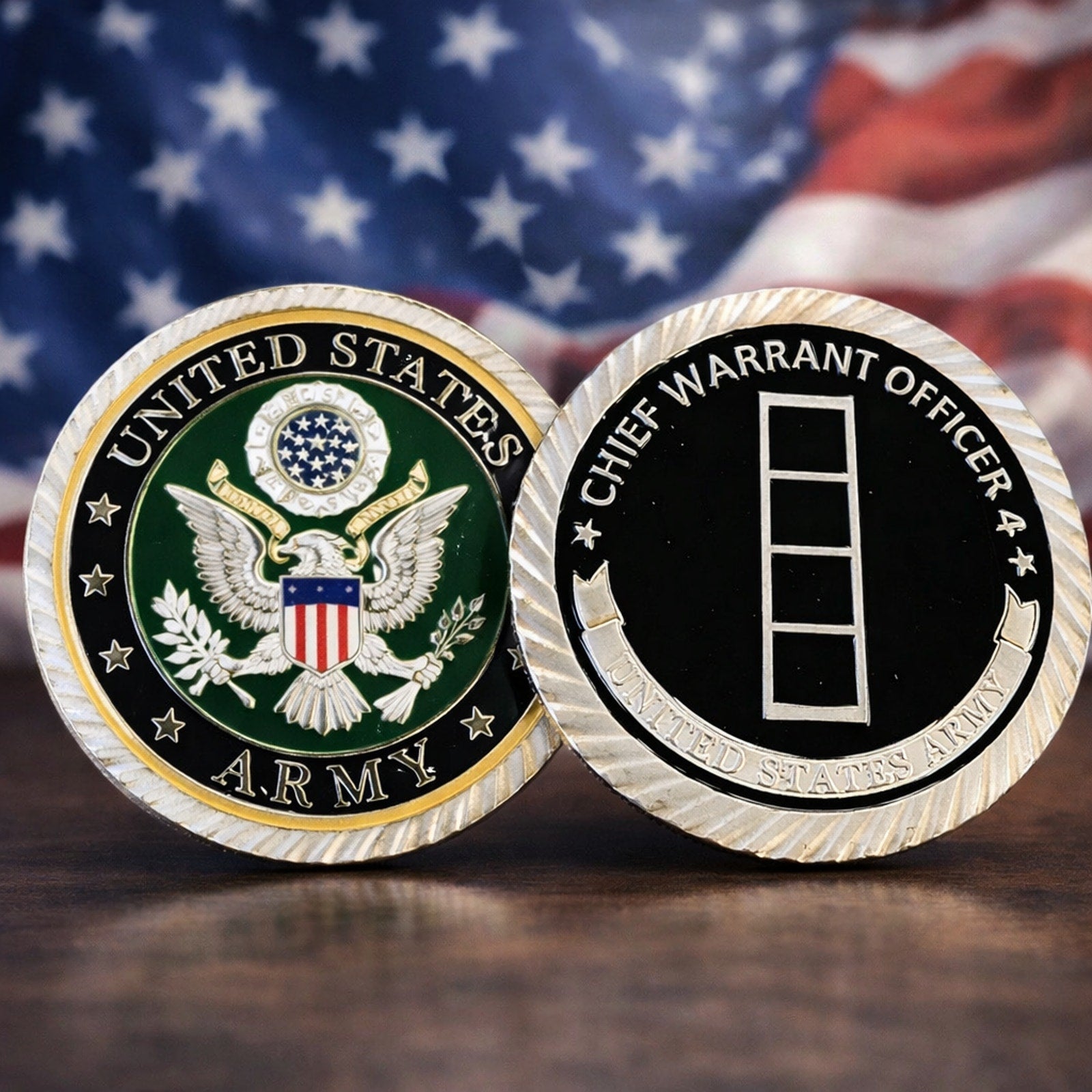 U S ARMY CHIEF WARRANT OFFICER 4 CHALLENGE COIN ·FAST SHIPPING· ·NEW·