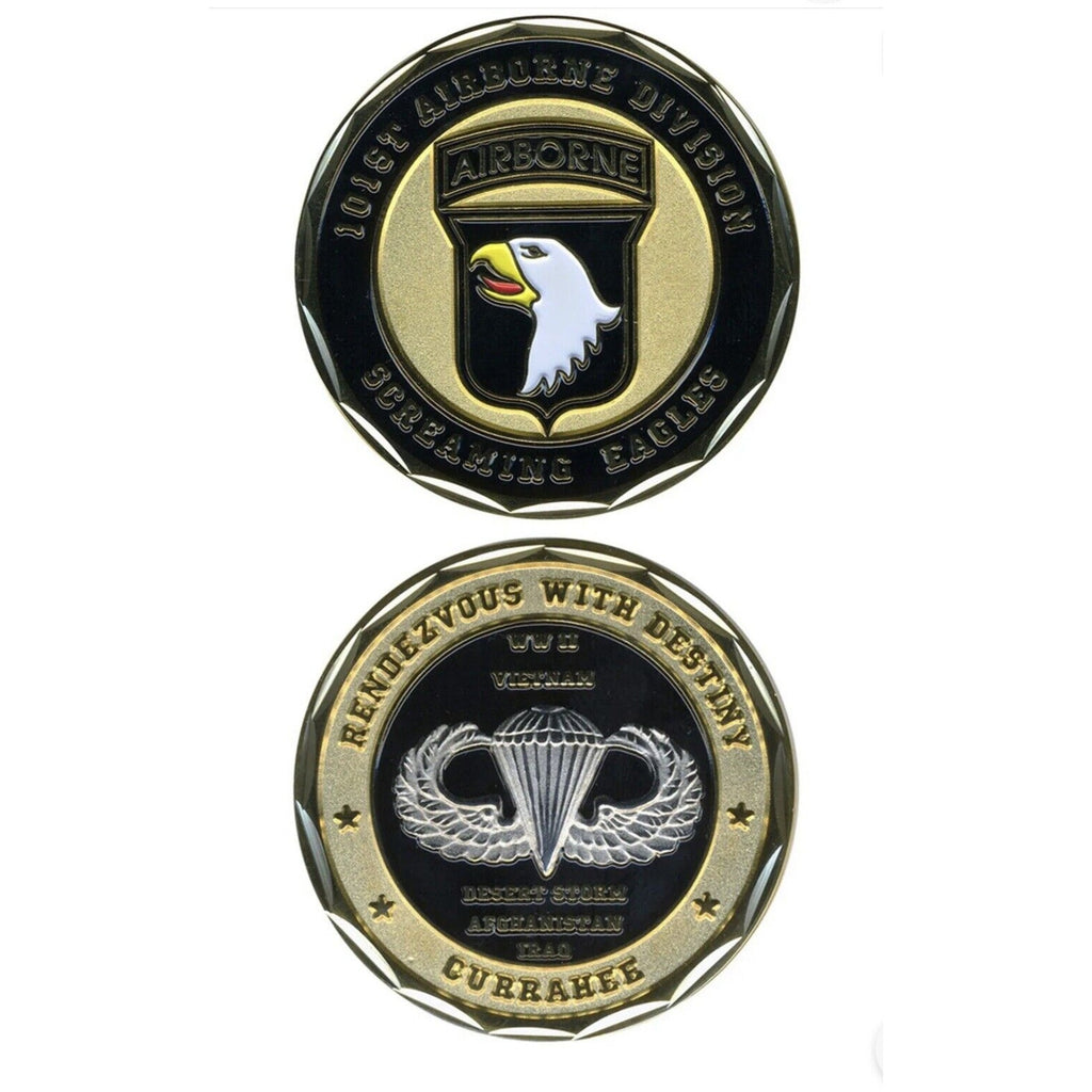 101st Airborne Division / U.S. Army Screaming Eagles Challenge Coin USA ẢMY