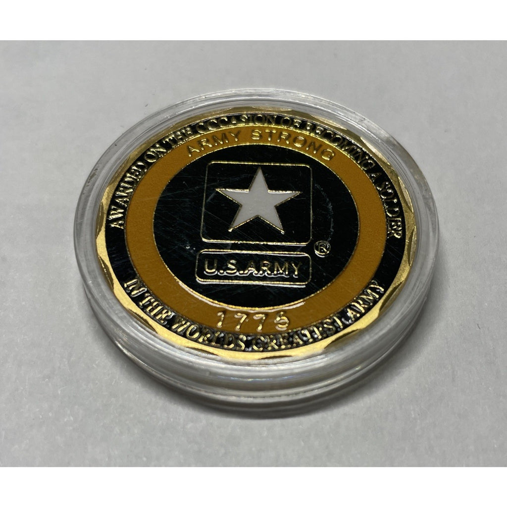 1775 Army Strong Coin With Retirement Award