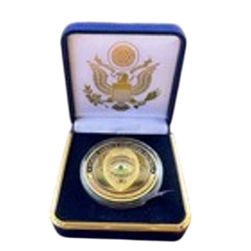 Department of Energy (DOE) Challenge Coin With Blue Velvet Case. Fast Shipping!