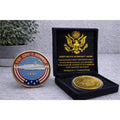 USS JOHN F. KENNEDY CV-67 Challenge Coin USN-US NAVY 40mm w/ Retirement Award