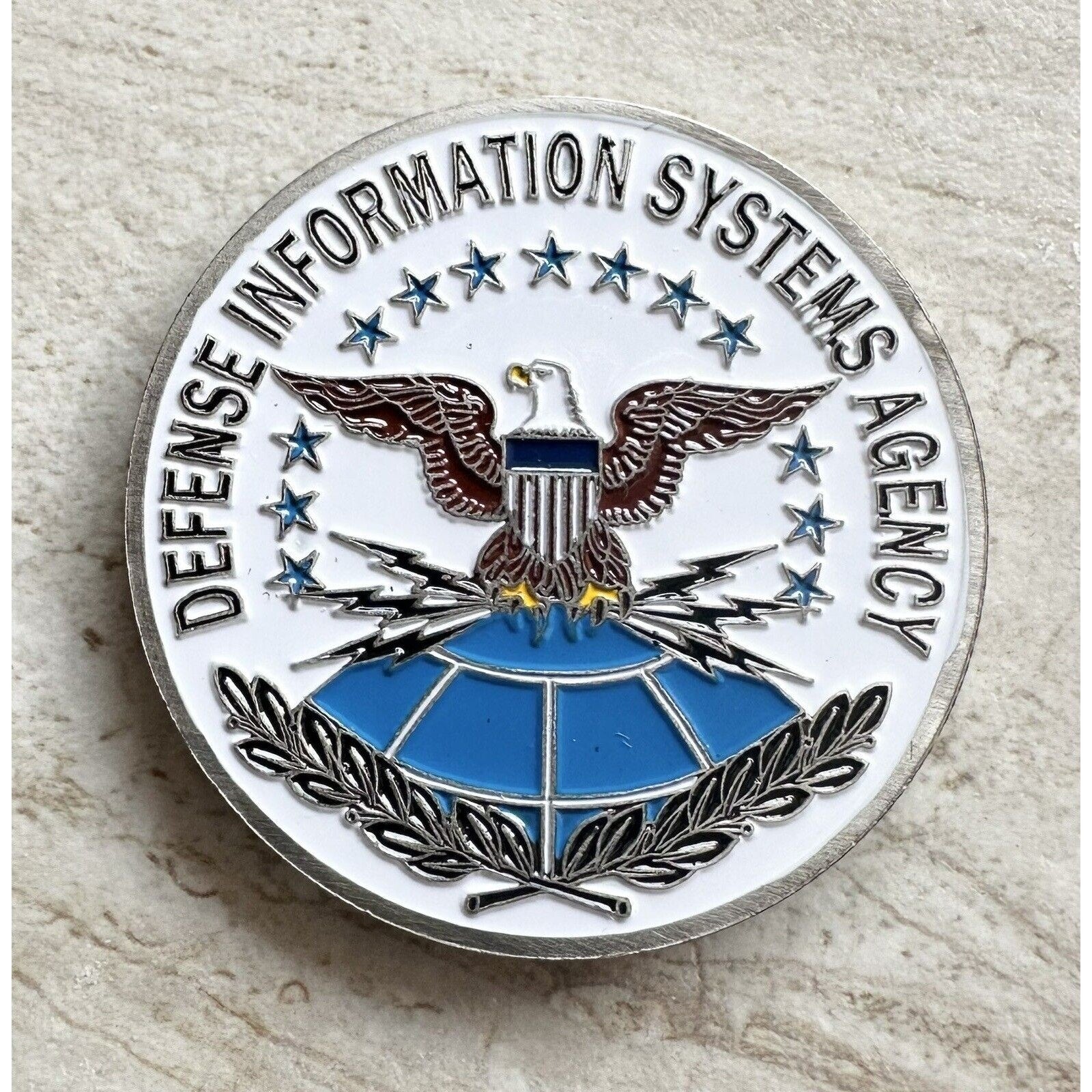 2 PCA LỌT X DISA Defense Information Systems Agency DoD Pentagon CHALLENGE Coin