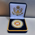 TAMPA FIRE-RESCUE DEPT Challenge Coin With Blue Velvet Case. Fast Shipping!
