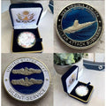 USS Virginia Submarine USN Silent Service Presidential Gift Box Coin