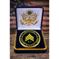 U.S. Army Sergeant E-5 Rank Challenge Coin ·FAST SHIPPING· ·NEW·