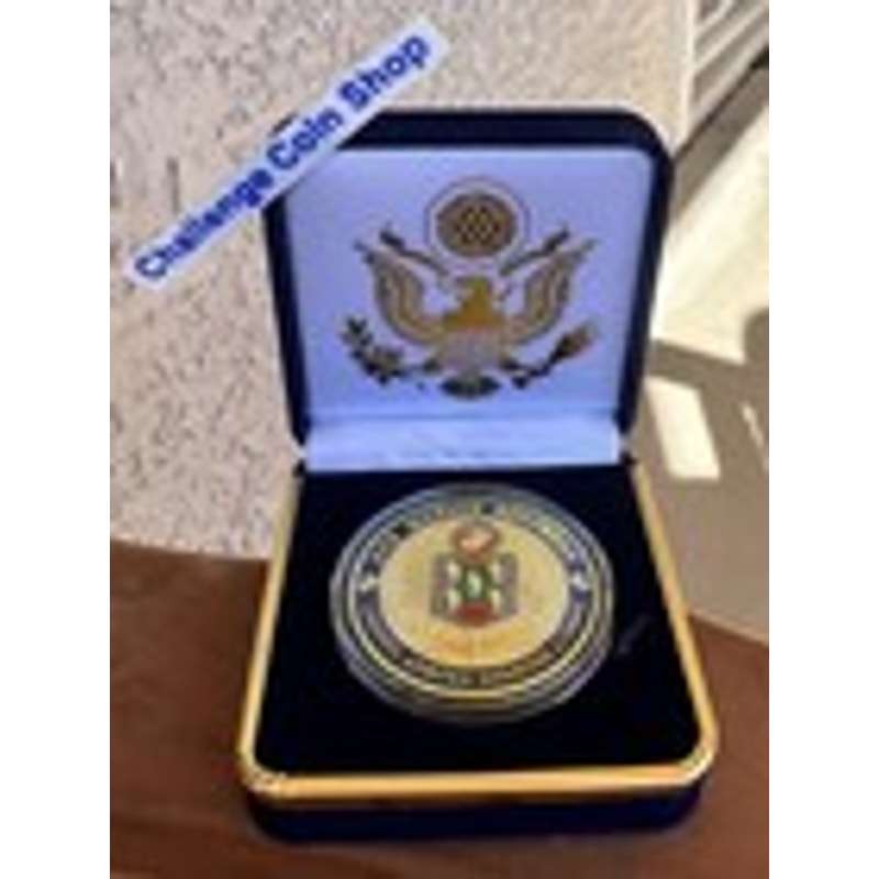Department of Energy (DOE) Challenge Coin With Blue Velvet Case. Fast Shipping!