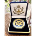 Department of Energy (DOE) Challenge Coin With Blue Velvet Case. Fast Shipping!