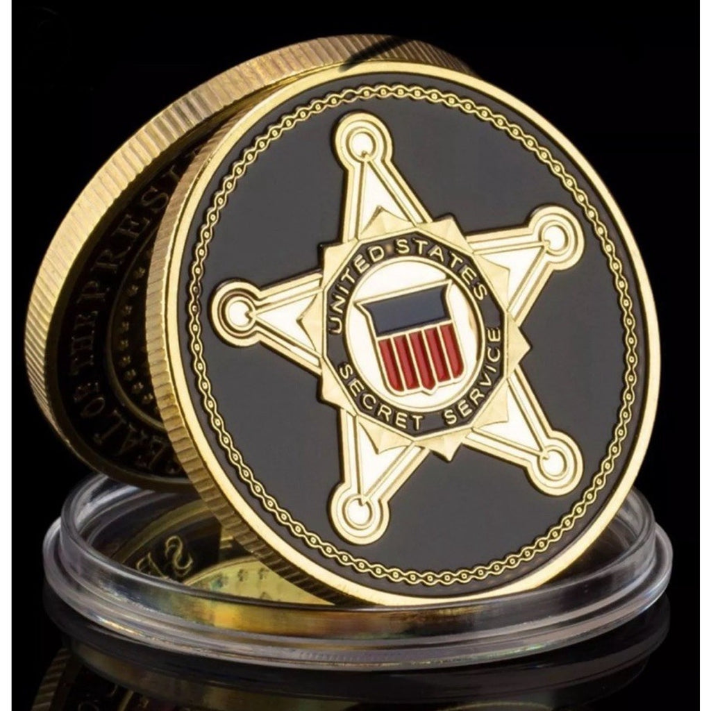 United States Secret Service Coin US President Trump Protection Detailed Unit