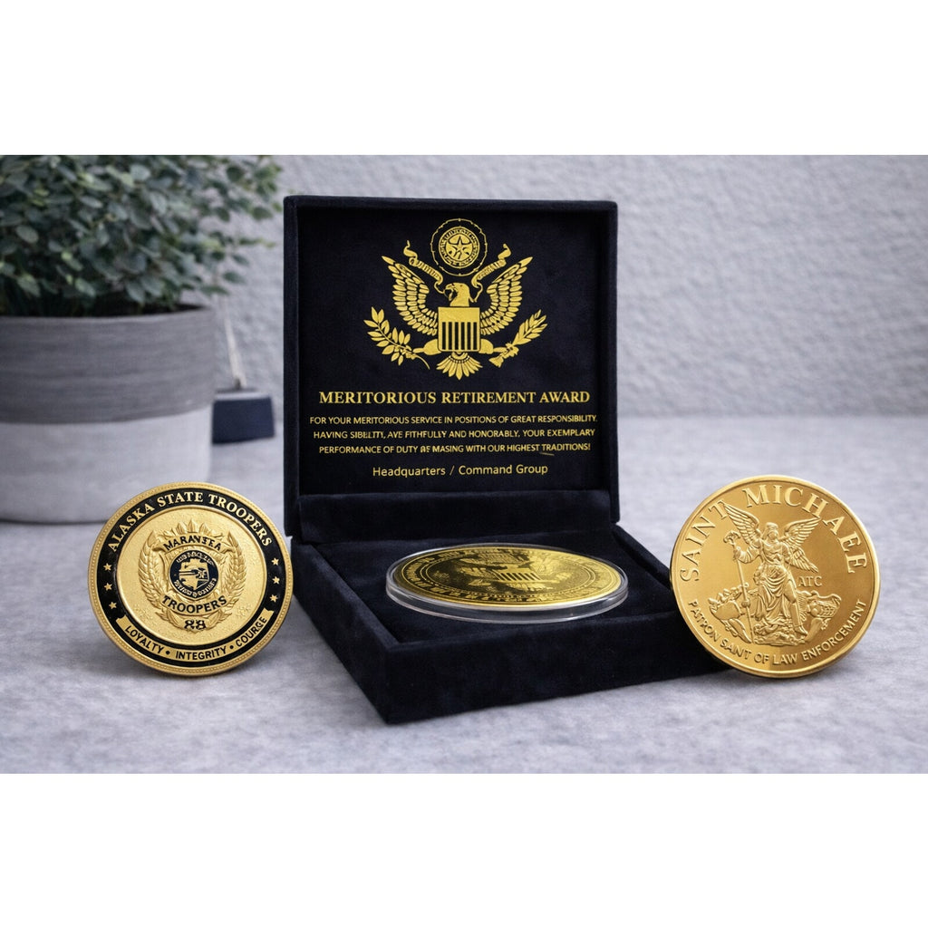 ALASKA STATE TROOPERS Police Officer Retirement Award