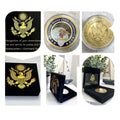 US CYBER COMMAND-Department of Defense Challenge Coin USCYBERCOM W/ Velvet Case