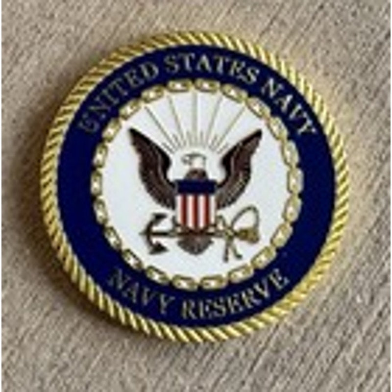 U S NAVY RESERVE Challenge Coin Christmas Ornament. New! Fast Shipping
