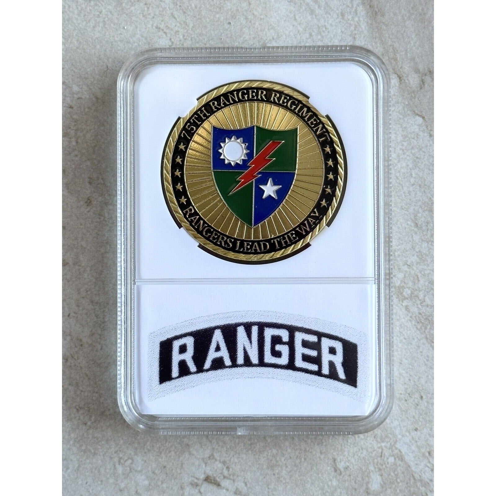 1st Battalion 75th Ranger Regiment Challenge Coin US Army