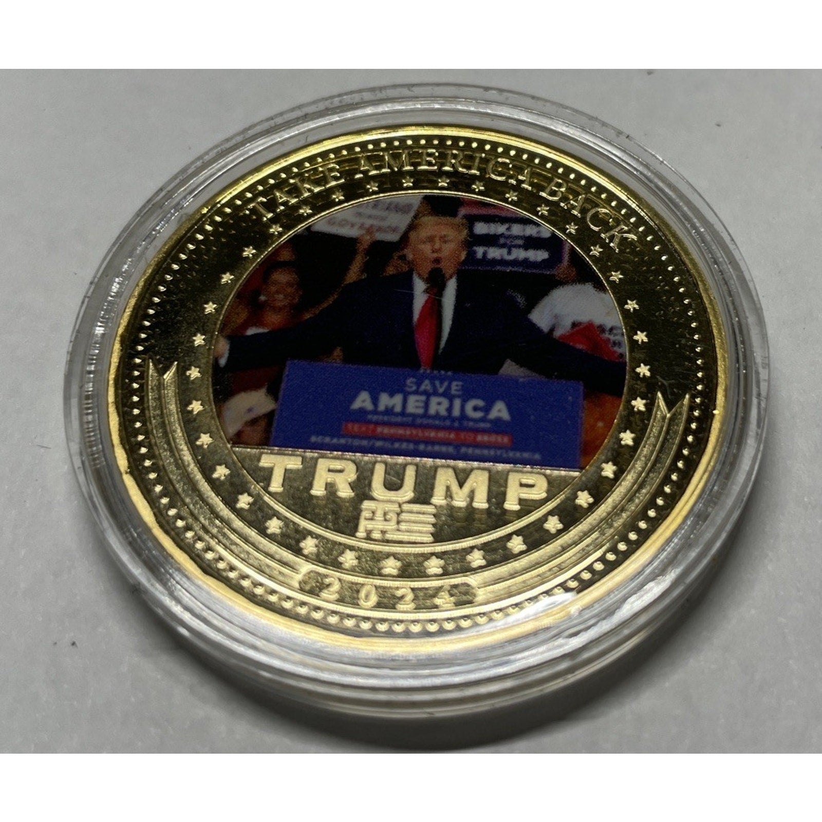 24k Gold Coin Donald Trump