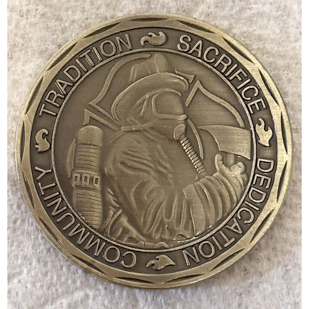 Patron Stain Of St Florian Fire Fighters Challenge Coin St Florian Local USA