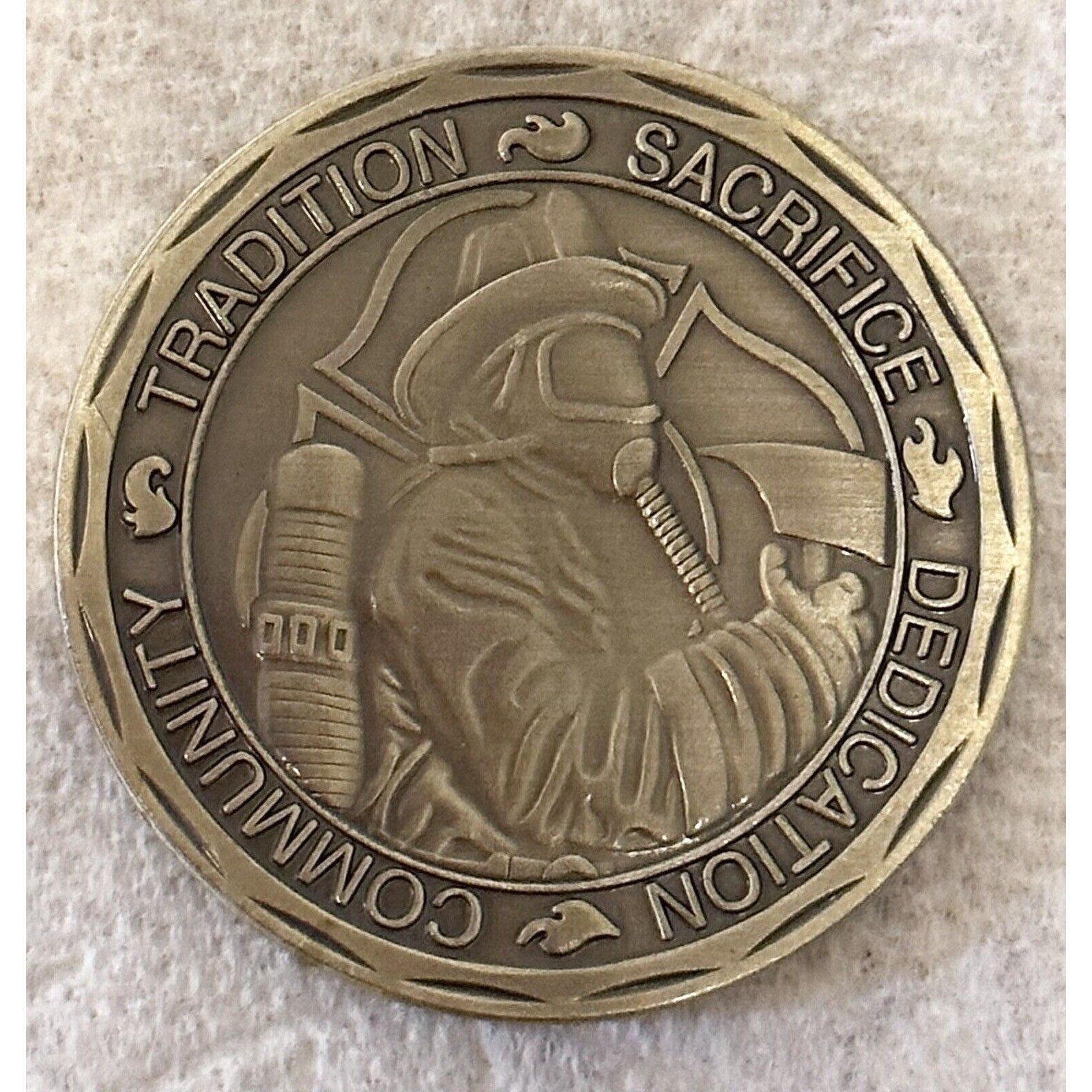 Patron Stain Of St Florian Fire Fighters Challenge Coin St Florian Local USA