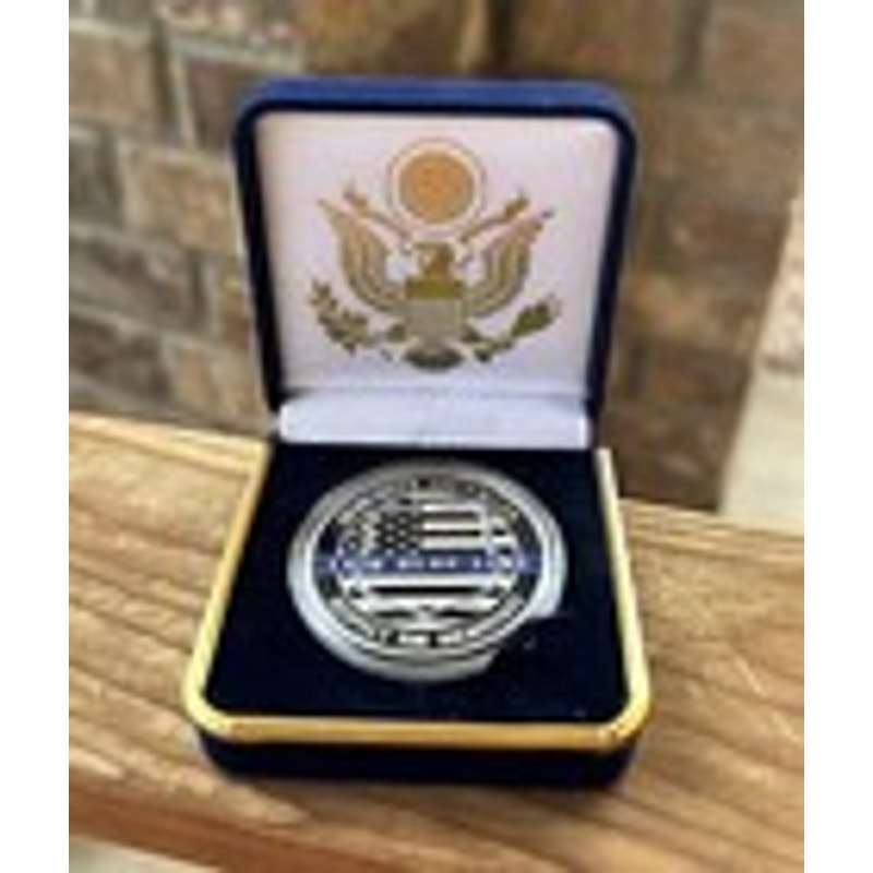 Department of Energy (DOE) Challenge Coin With Blue Velvet Case. Fast Shipping!