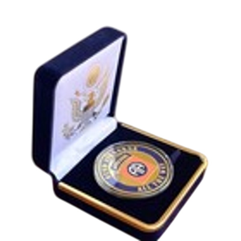 Department of Energy (DOE) Challenge Coin With Blue Velvet Case. Fast Shipping!