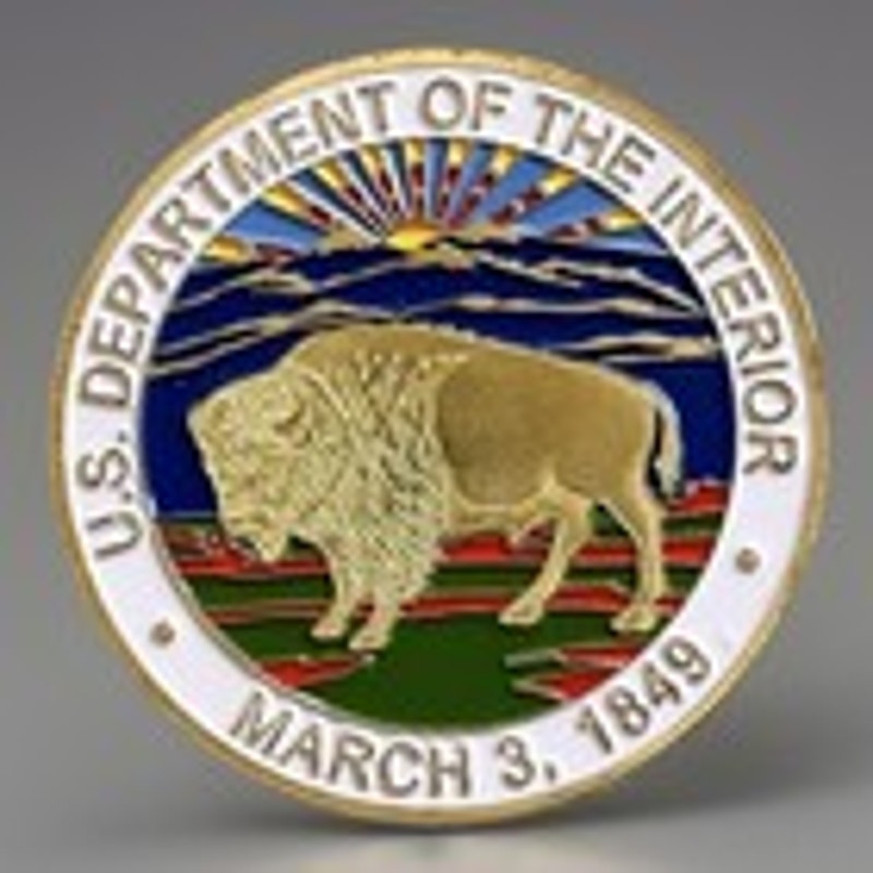 Department of Energy (DOE) Challenge Coin With Blue Velvet Case. Fast Shipping!
