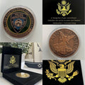 City Of New York Police Department Coin Limited Mint W/ Retirement Award