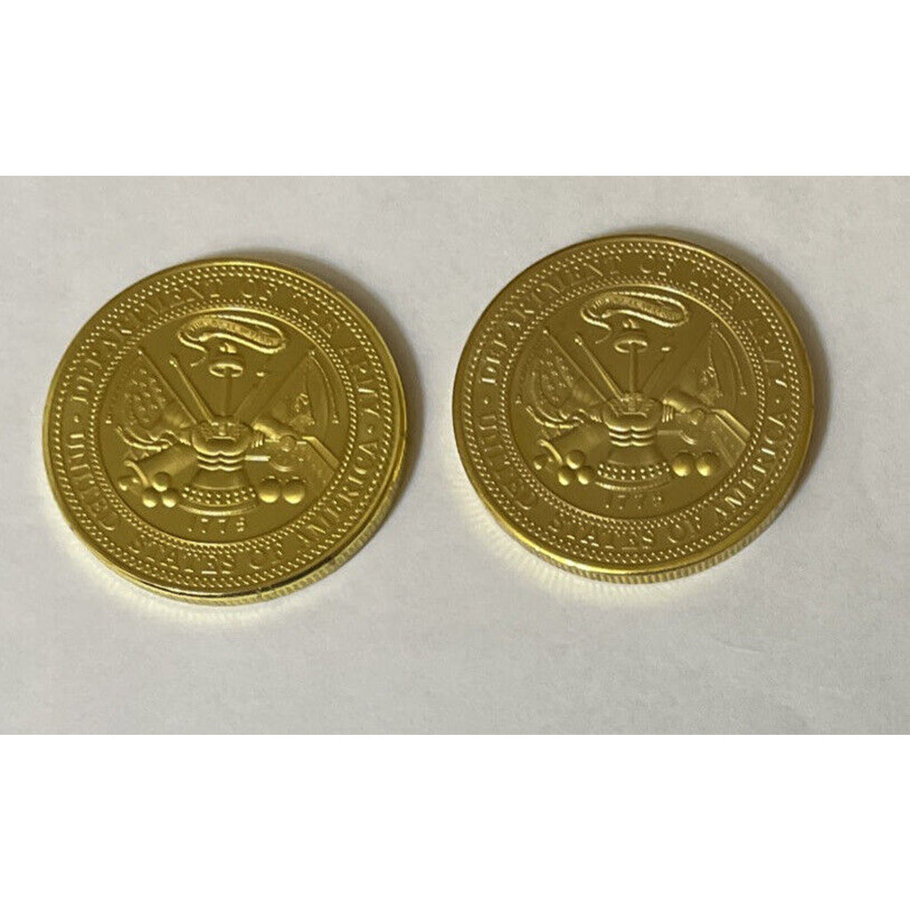 ARMY Enlisted Rank E 4 W/ Signal Branch Coin