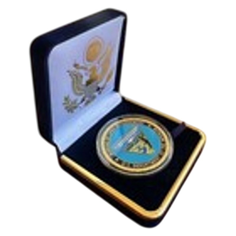 Department of Energy (DOE) Challenge Coin With Blue Velvet Case. Fast Shipping!